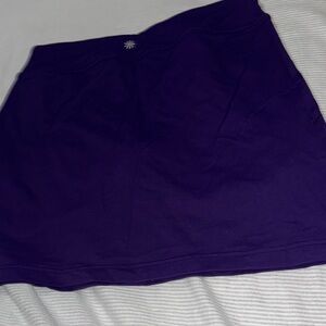 Athleta Deep Purple Mini Skort 17”